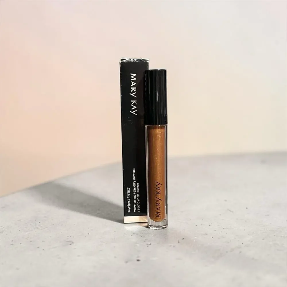 Mary Kay Unlimited Lip Gloss in the shade Copper Aura New